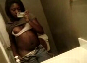 Black Girl Flashing For Ex