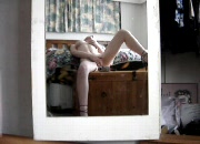 Masturbating In Mirror