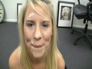 Ania Getting A Huge Facial