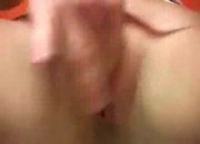 Allison Angel Playing in a Public Bathroom