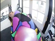 Chanel Preston fucked on exercise ball