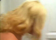 blonde cute teen bouncing on cock and cucking it dry