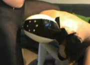 Latex Mask Blowjob
