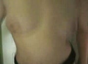 Young Teen Girl Dances on Webcam