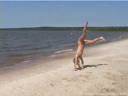 Jewel Naked On The Beach